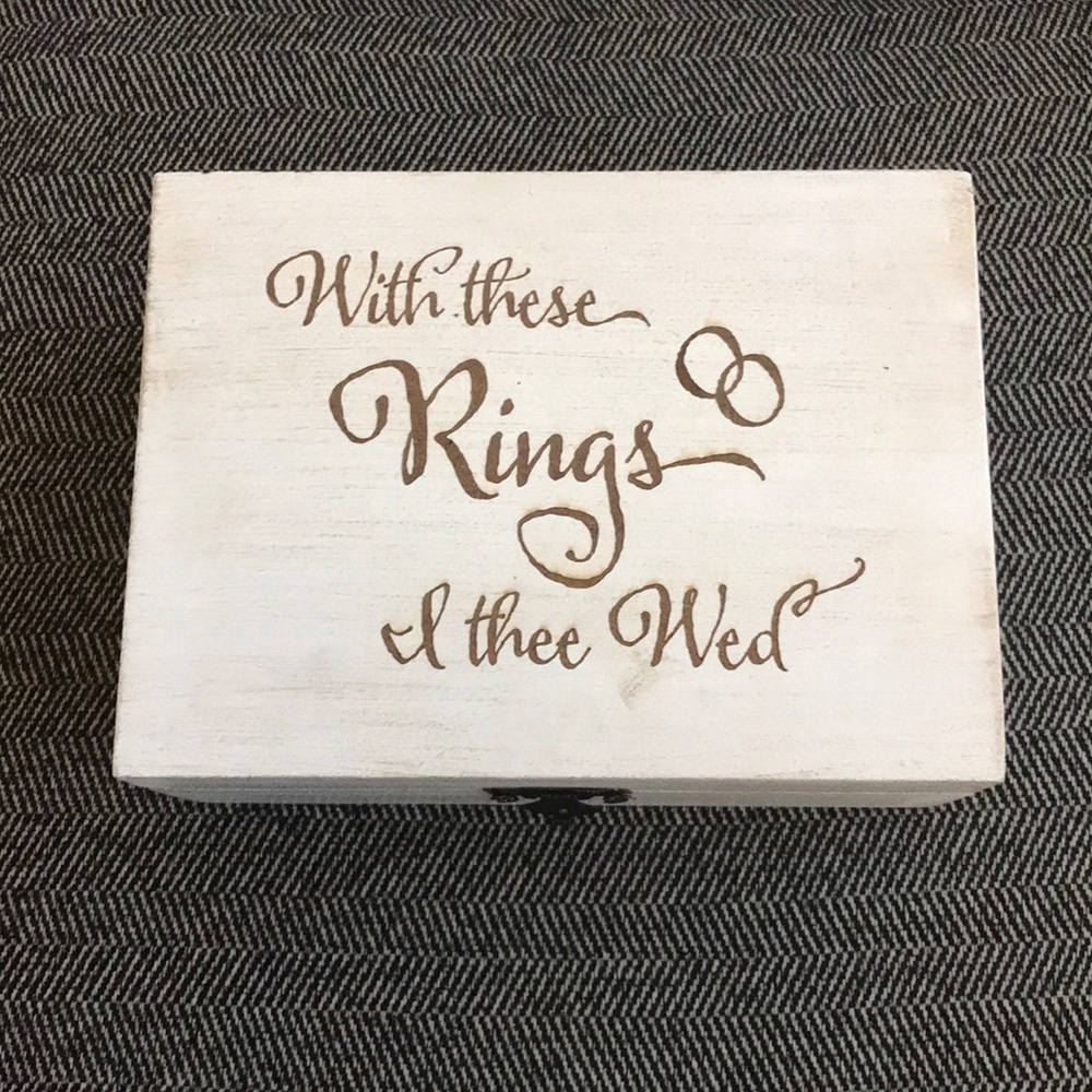 4/$12 Wedding Ring Box *Lowest Price*